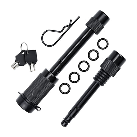 Vypart locking hitch pin with 1/2" and 5/8" diameter for class I,II,III,IV,V receivers, rust-resistant iron construction, salt and moisture protection