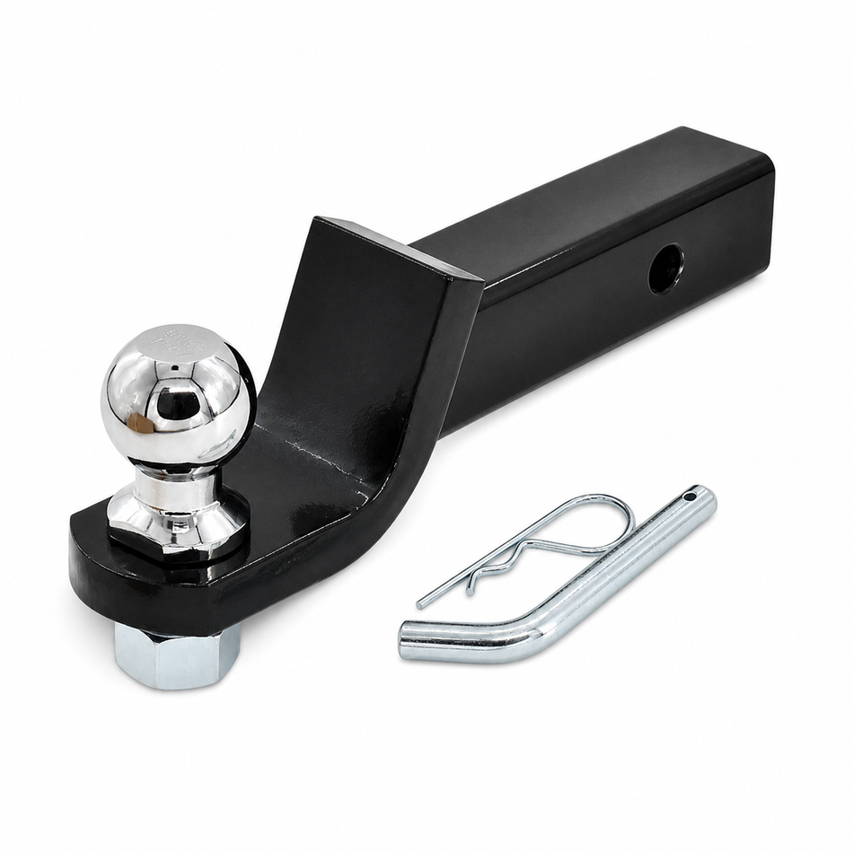 Vypart 2-Inch Drop Trailer Hitch Ball Mount Kit with 50 mm Ball & Hitch Pin