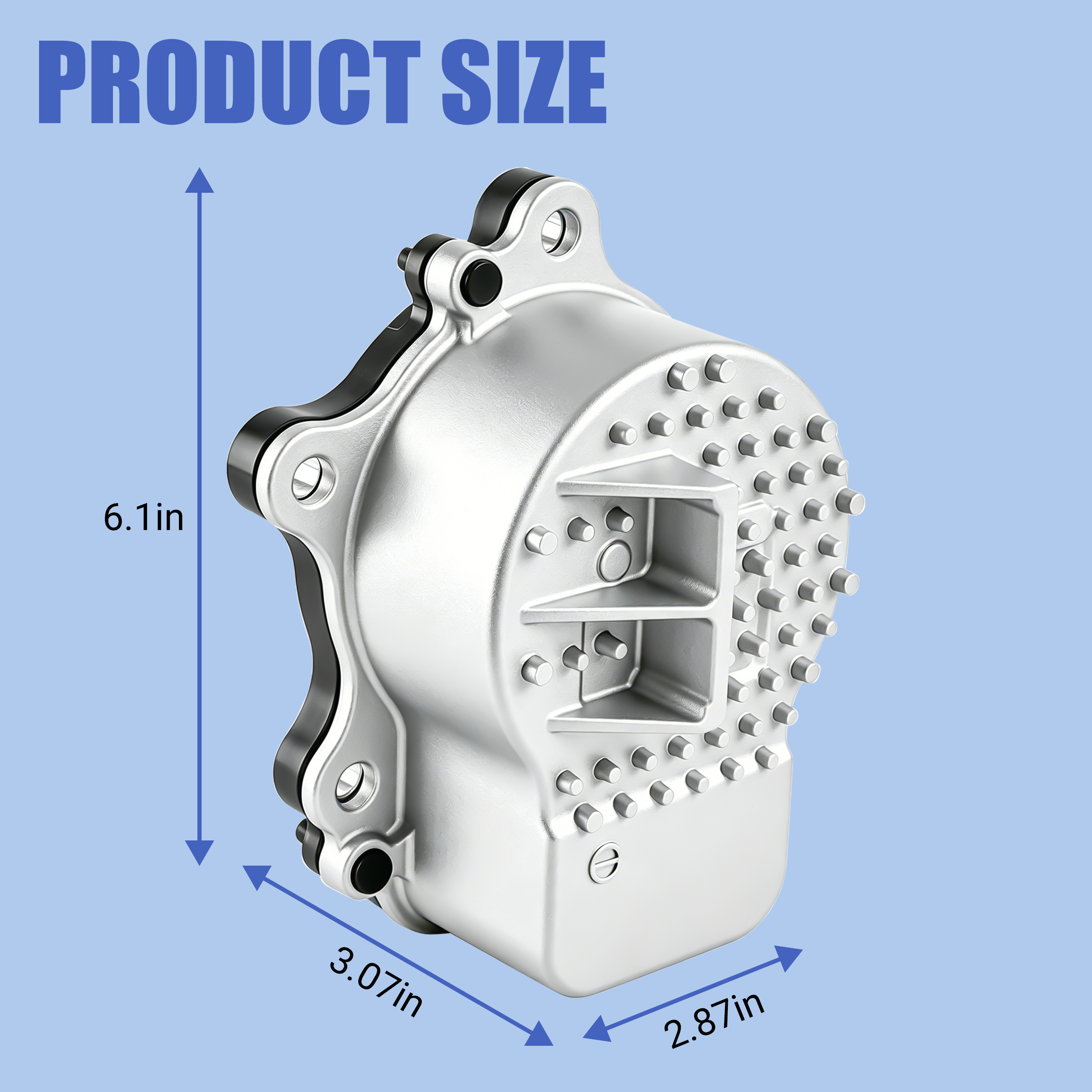 Sturdy mounting bracket included with the electric engine water pump replacement for 2004-2009 Toyota Prius hybrid