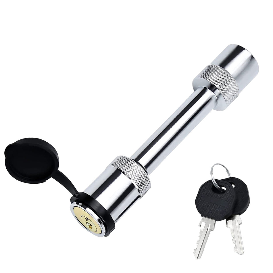 Vypart Bone Style Locking 5/8" Trailer Hitch Pin Assembly with 2 keys for Trailer Yachts