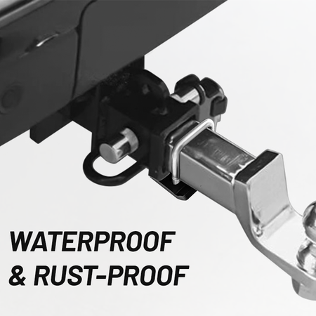 Vypart Tow Hook,Car Towing Eye Heavy Duty Hitch Tightener and Stabilizer for 1.25 and 2 Trailer Hitches