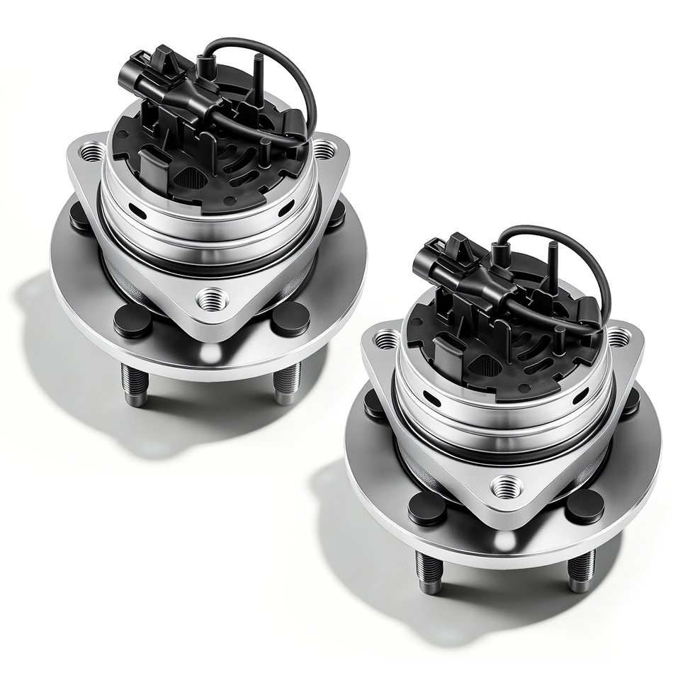 Vypart 513214-2PK Front Wheel Bearing Hub Assembly | Made to Ensure a Safe & Precise Fit for 04-12 Chevy Malibu, 08-10 Cobalt HHR, 05-10 Pontiac G6, 07-09 Saturn Aura