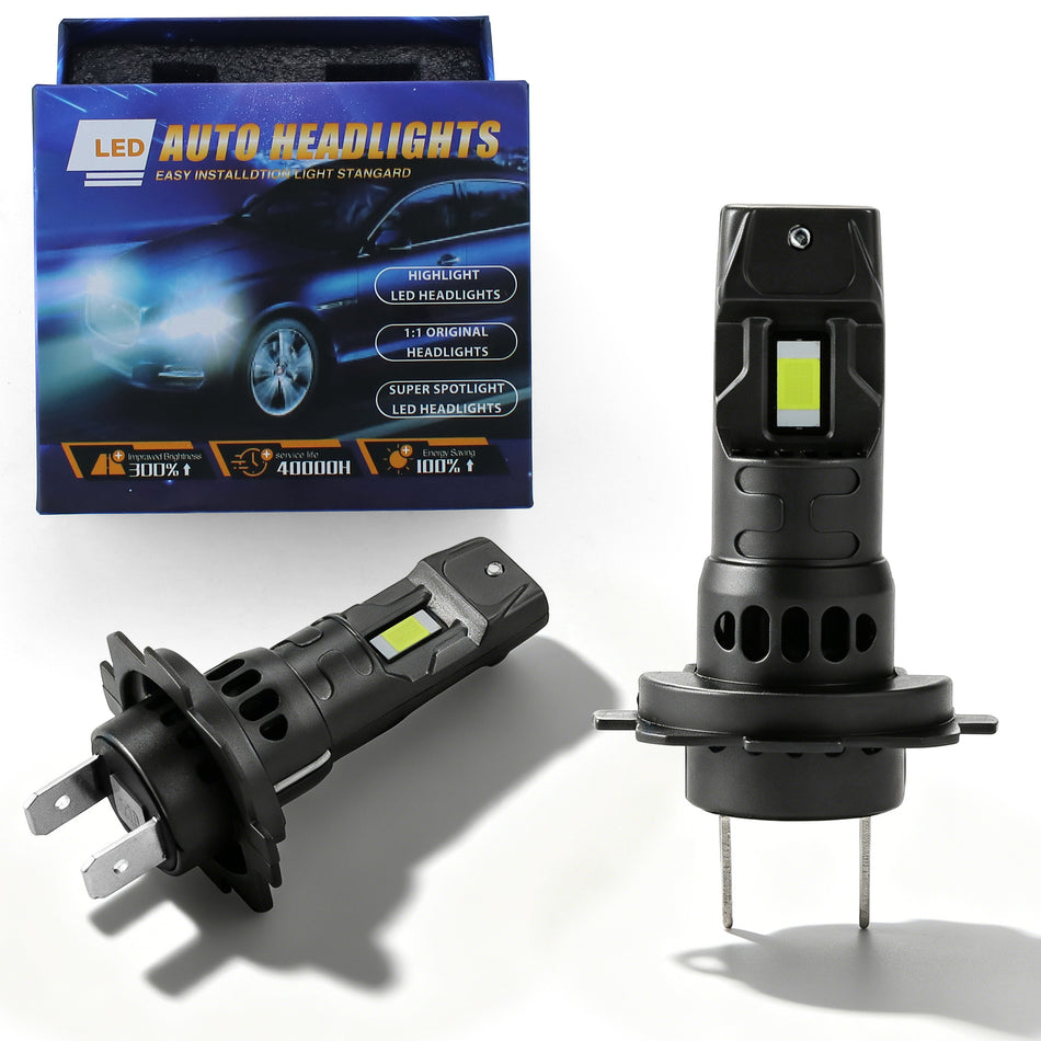 Vypart H7 Automotive LED Headlight High Low Beam Replacement Fog Light Bulbs,2 Pcs