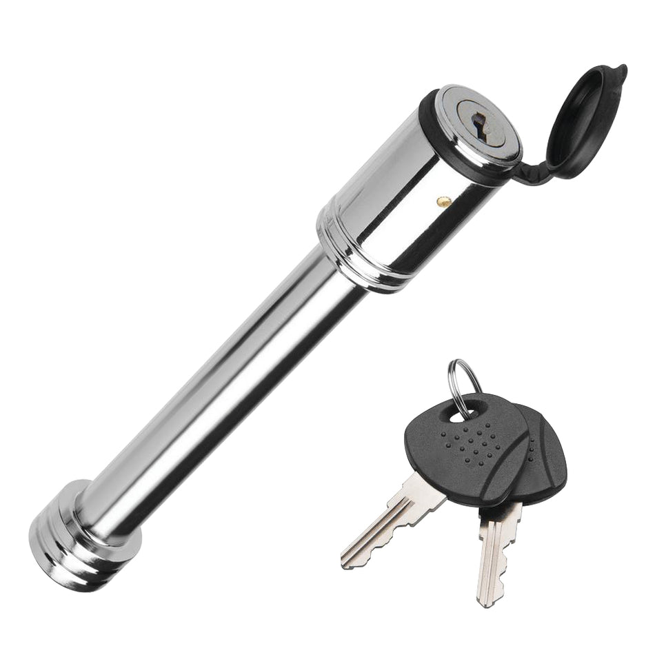 Vypart cheap hitch pin lock with cap weather-resistant 5/8" security lock pin adapter for car, truck, and trailer