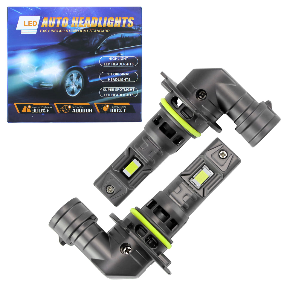 Vypart 9012/H10 High Low Beam Direct Headlight Replacement Automotive LED Headlight,2 Pcs