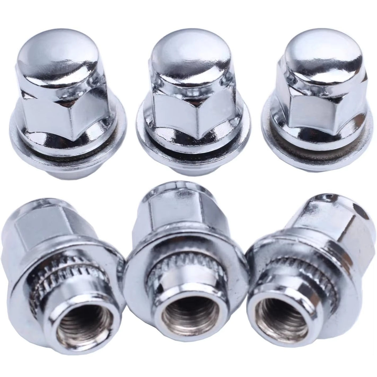 Detail of Chrome Plating and Closed End Design on Vypart Lug Nut