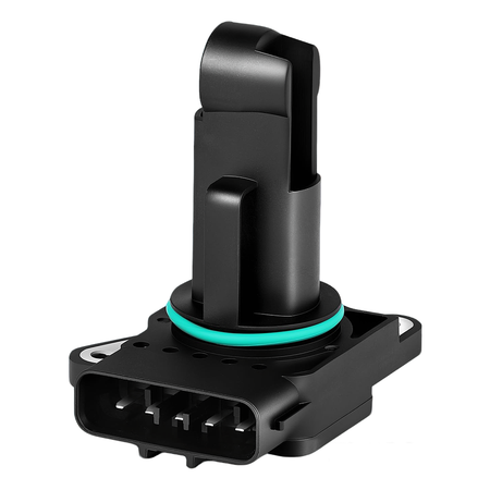 22204-22010 mass air flow MAF sensor with 5-pin blade connector and green seal ring for Toyota Lexus Scion main view
