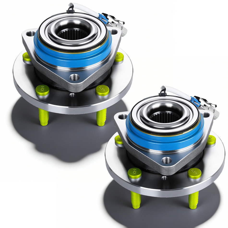 Vypart Pair 513121 Front Wheel Bearing Hub Assembly | Compatible with Chevy Impala, Buick Lacrosse, Cadillac DTS | 5 Lug ABS, Pilot Bearings, Pre-Greased for Easy Labor & Clean Install