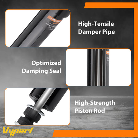 Vypart set of 2pcs 37178 Front Struts Shock Absorber for Chevy Tahoe Suburban 1500 GMC Yukon XL 1500 year 2000-2006
