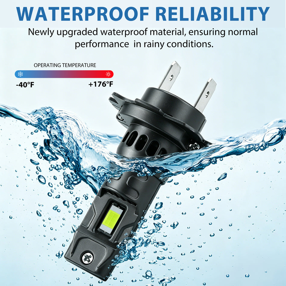 Vypart H7 Automotive LED Headlight High Low Beam Replacement Fog Light Bulbs,2 Pcs