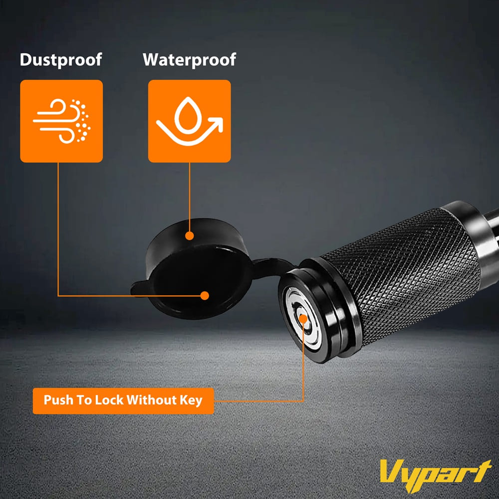 Vypart 1 pack Trailer Hitch Receiver Pin Lock 5/8" Diameter 4" Length for Car Truck Boat