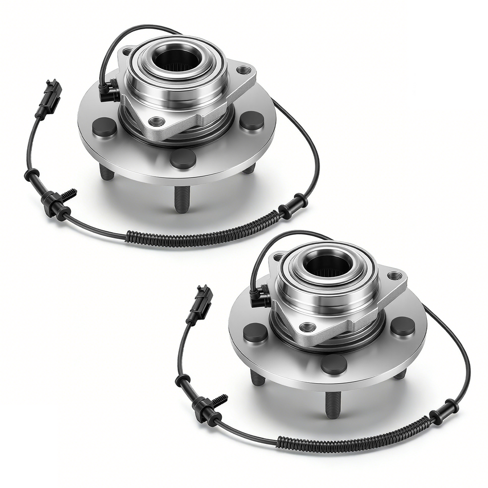 Vypart 515151-2PK Front Wheel Bearing Hub Assembly Set for Dodge Ram 1500 2012-2019 Classic | Direct Fit with ABS & 5-Lug | Precision Steel Bearings Ensure Best Performance