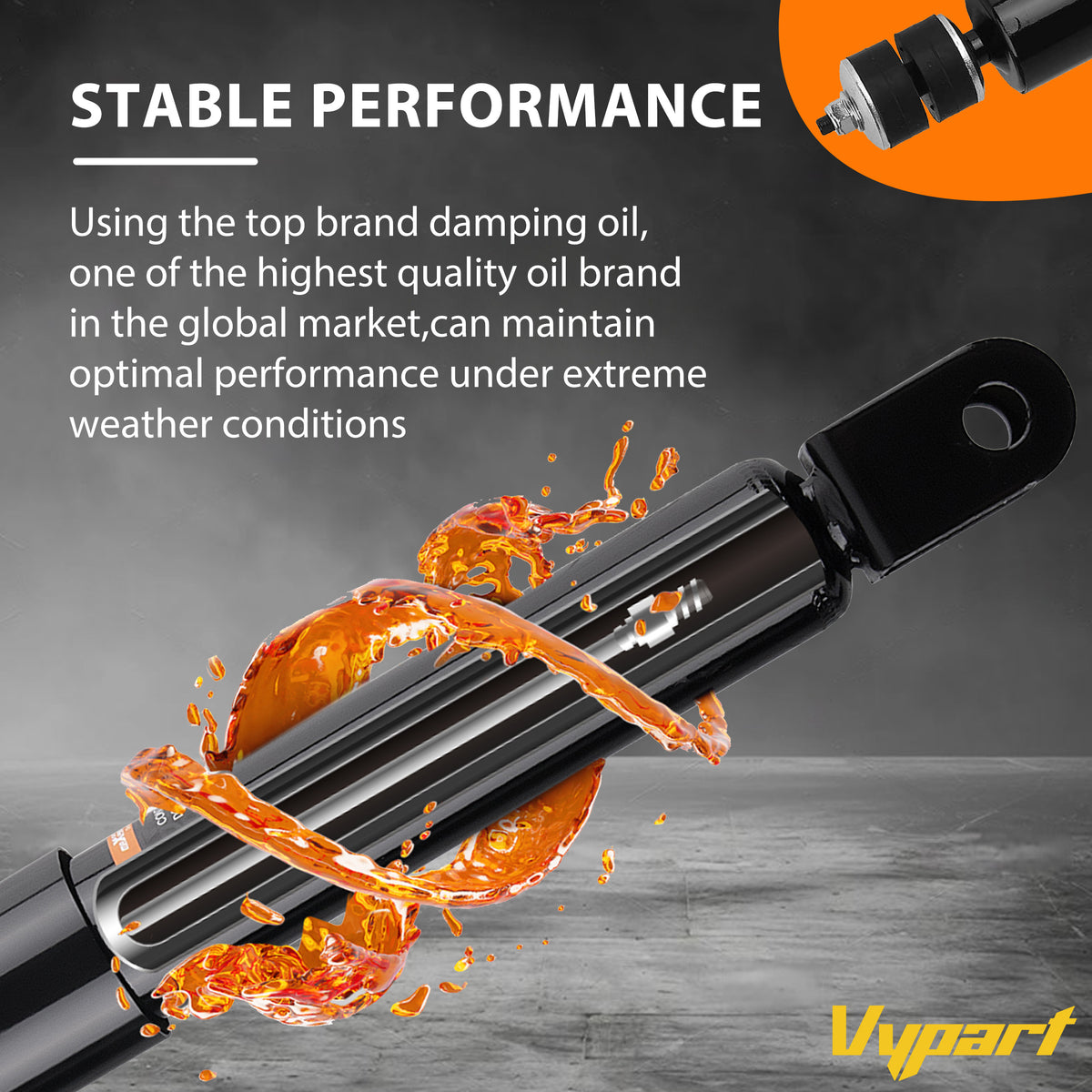 Vypart set of 2pcs 37178 Front Struts Shock Absorber for Chevy Tahoe Suburban 1500 GMC Yukon XL 1500 year 2000-2006