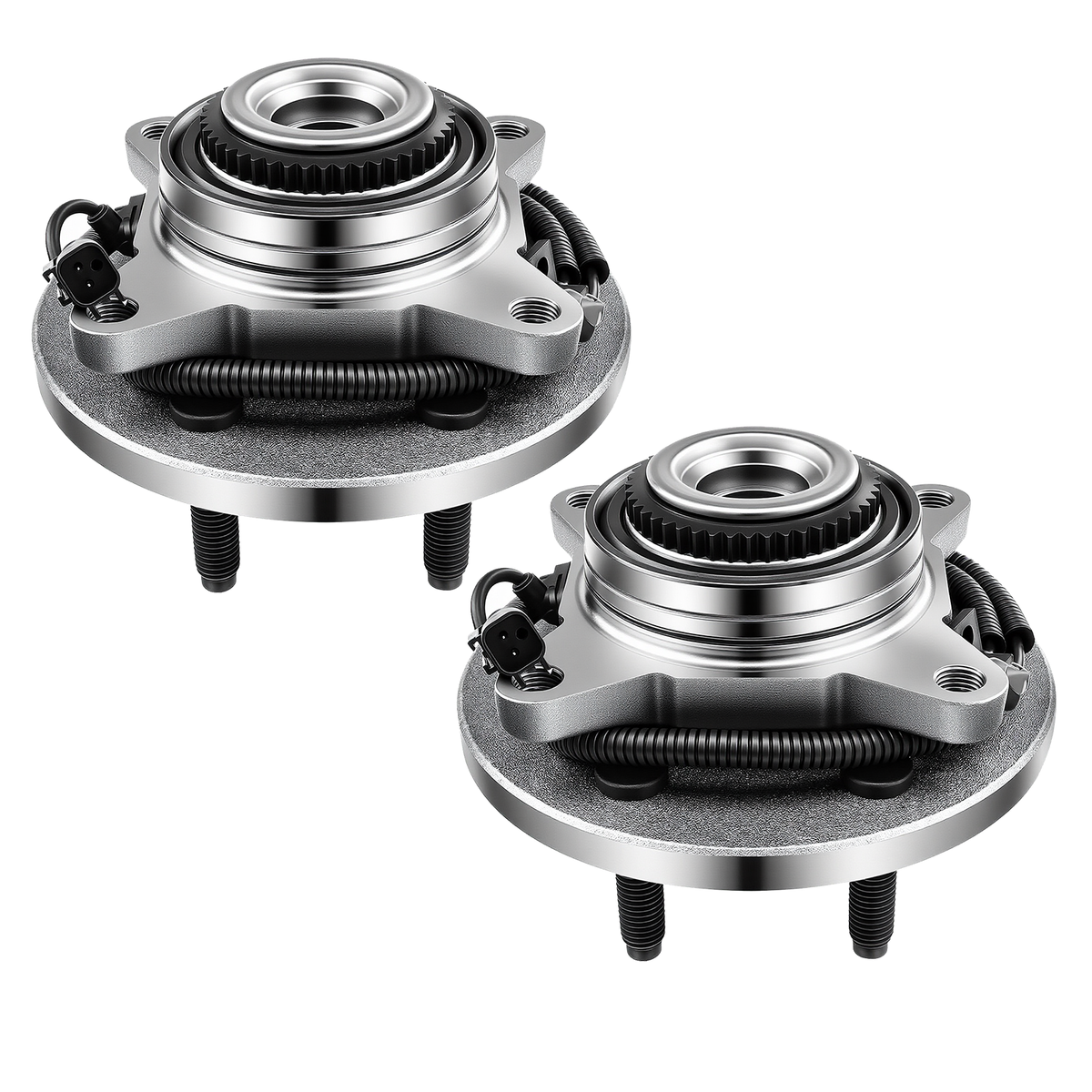 515142 Front Wheel Bearing Hub Assembly 6-Lug with ABS for Ford F-150 2010-2014 & Expedition 2011-2014 - 2 Pack