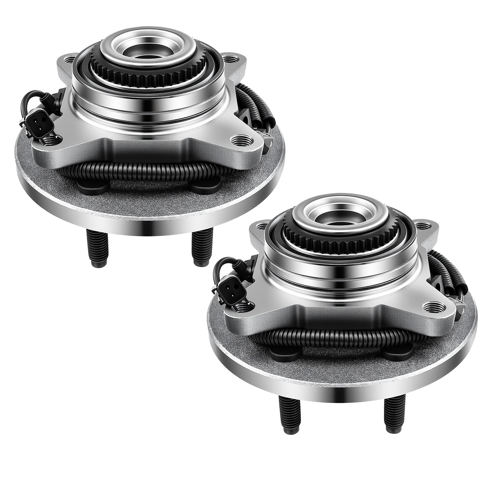 515142 Front Wheel Bearing Hub Assembly 6-Lug with ABS for Ford F-150 2010-2014 & Expedition 2011-2014 - 2 Pack