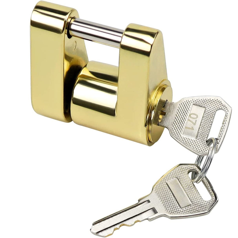 Vypart coupler lock with 1/4-inch pin type couplers up to 3/4 inches, made of zinc alloy