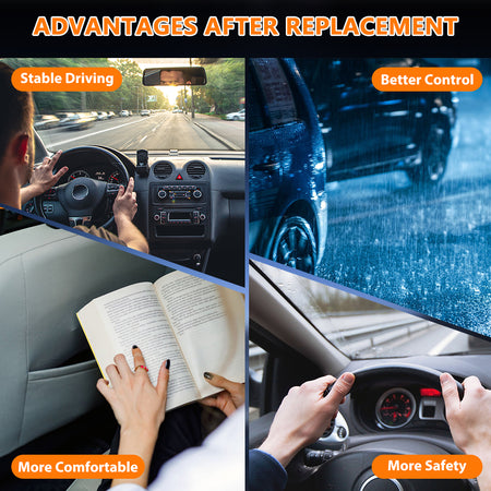 Vypart 272492/1333365L Front Left Struts and Shocks Absorber Complete Assembly Compatible with Honda CR-V 2007-2014