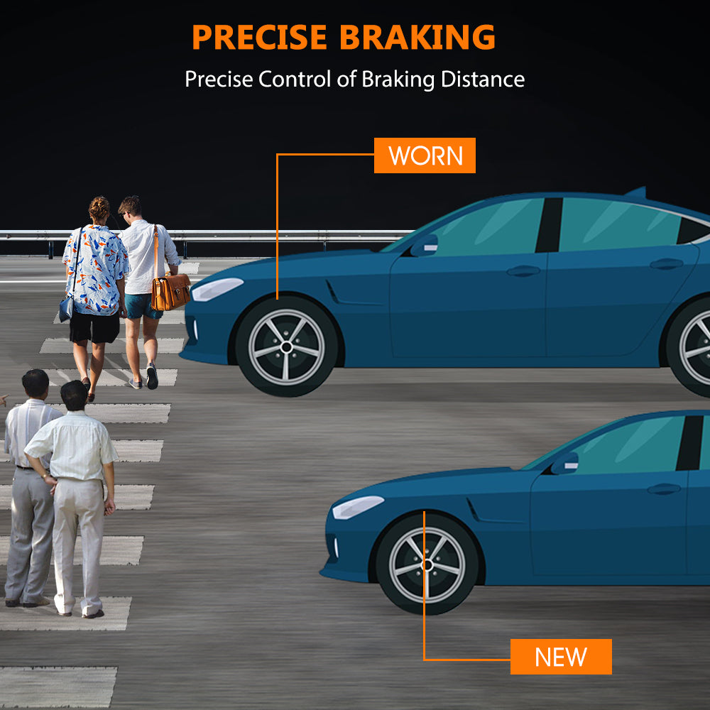 Vypart set of 2pcs 37316 rear Suspension Shock Absorber for Honda Odyssey 2005-2017