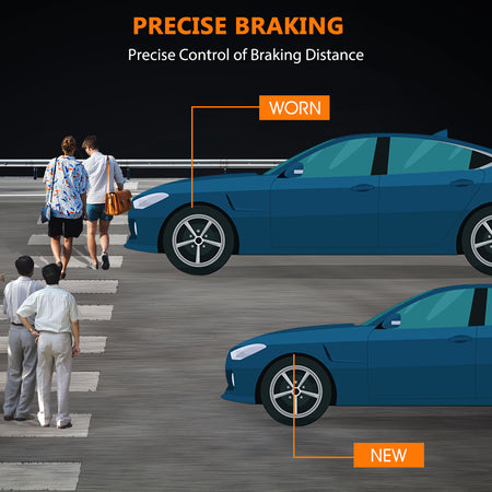 Vypart set of 2pcs 37316 rear Suspension Shock Absorber for Honda Odyssey 2005-2017