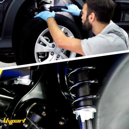 Vypart Complete Front Part Shock Coil Spring Assembly Absorber Set of 2 171347L 171347R fit with Toyota Tundra 2000-2006