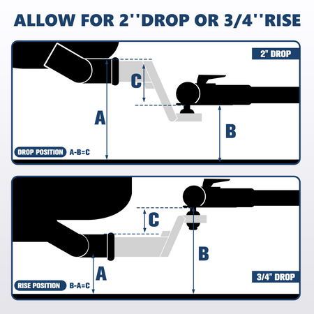 Vypart 2-inch heavy duty trailer hitch ball mount with chrome trailer ball - safe and secure lock system,simply fits for towing cars, trucks, and suvs