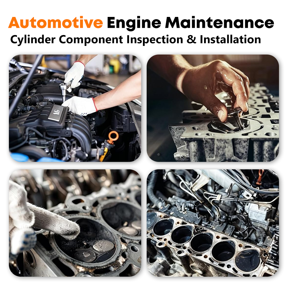 Complete Head Gasket Rebuild Kit Contents - MLS Gasket, Head Bolts, Valve Stem Seals, O-Rings for GM 1.4L Turbo