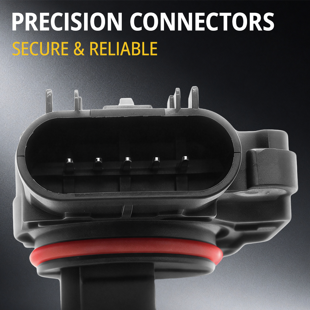 Close-up of five-pin connector on Vypart 10393948 mass air flow sensor