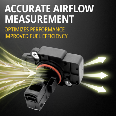 Airflow illustration for Vypart 10393948 mass air flow sensor