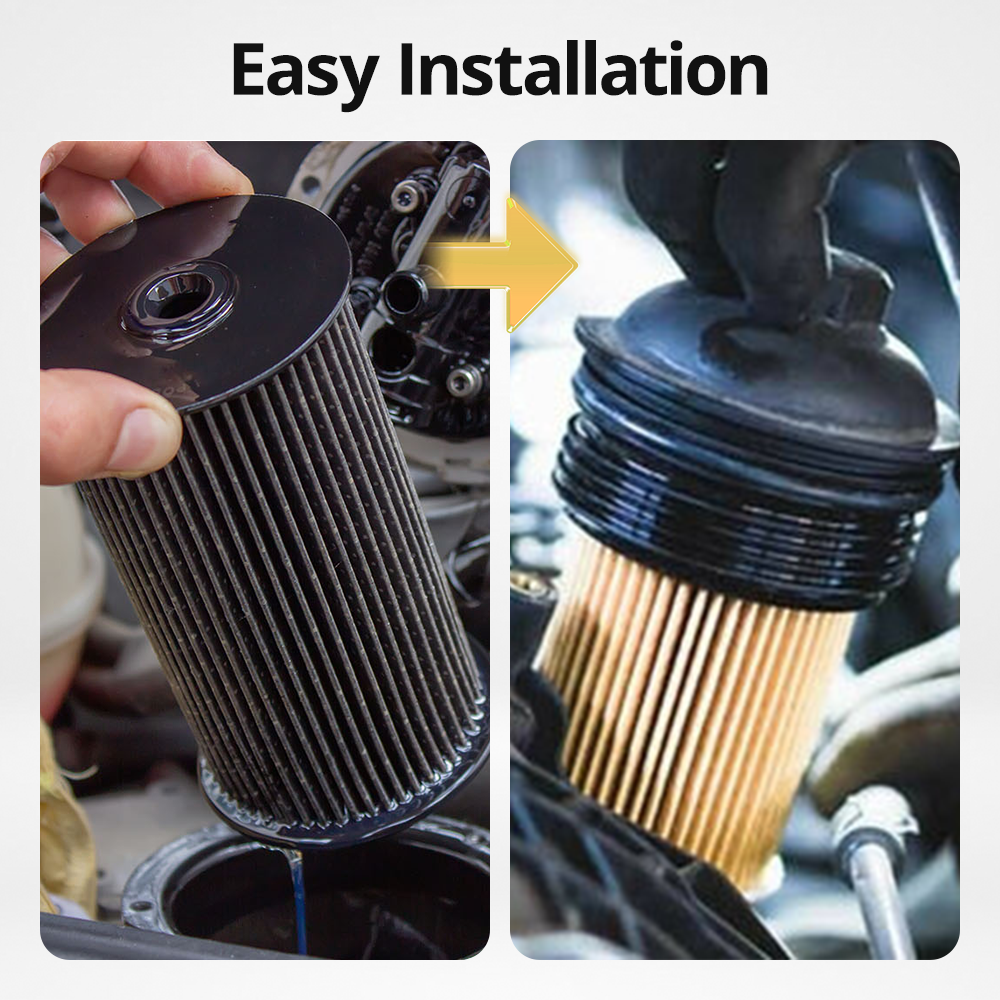 FD4616 FL2016 Filter Kit Product Dimensions - Oil Filter 7.0 x 3.25 Inch, Primary Fuel Filter 3.5 Inch, Secondary Fuel Filter 2.67 Inch - Precise Fit for Ford 6.0L Power Stroke
