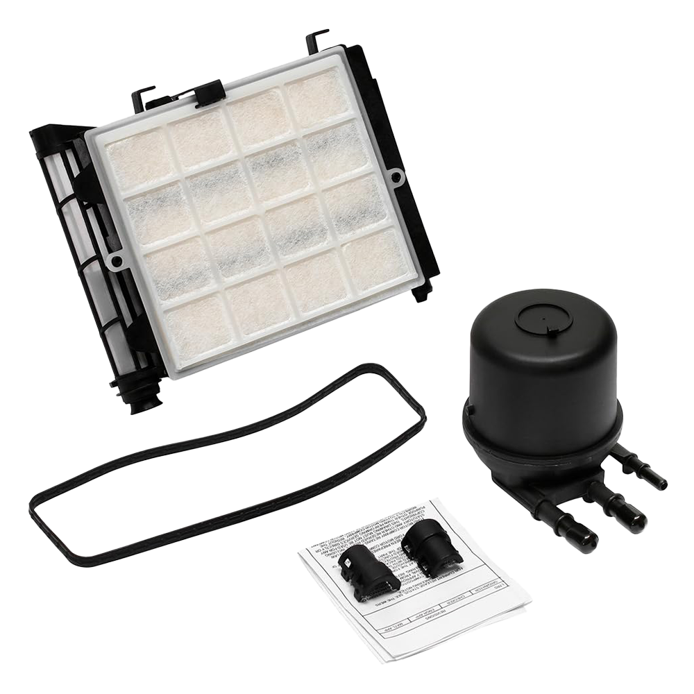 FD4624 FD4625 Dual Fuel Filter Kit for 2017-2025 Ford F250 F350 F450 F550 6.7L Power Stroke Diesel - Includes Frame Filter, Engine Filter, Gasket, Retaining Clips and Instruction Sheet