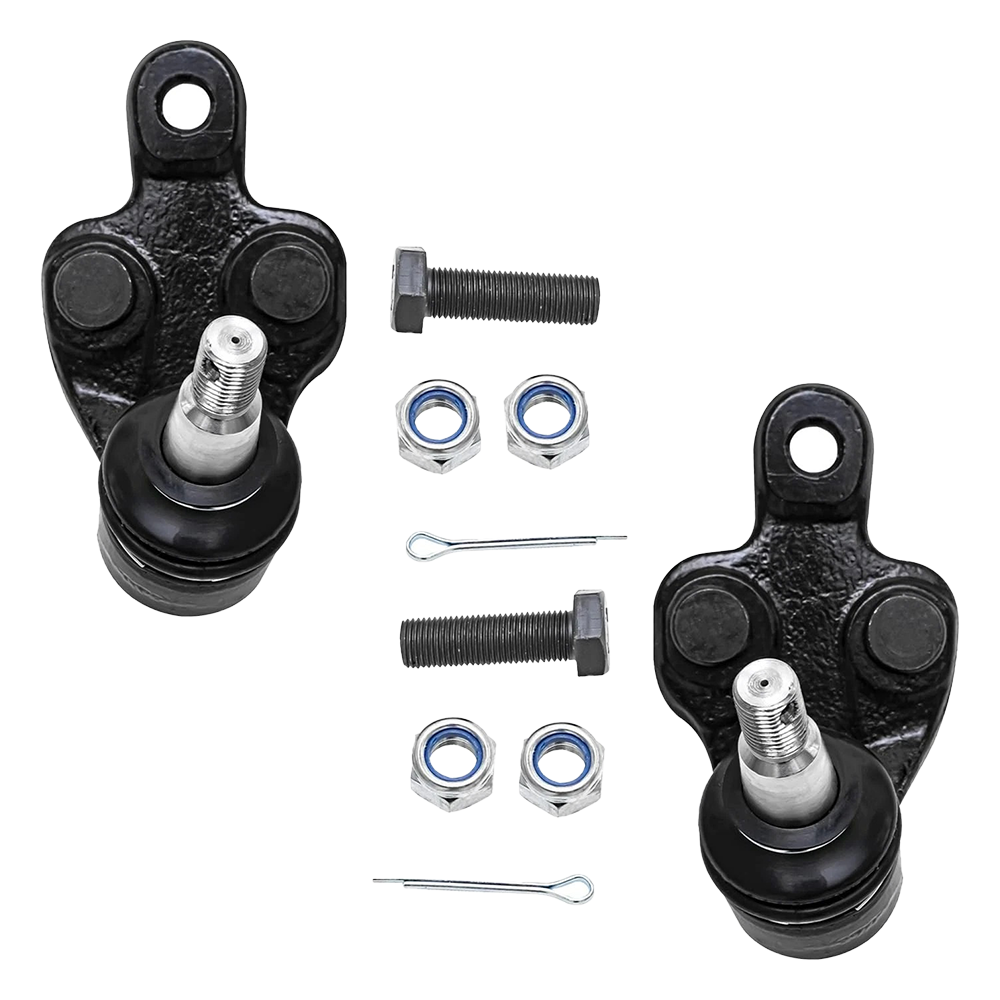 Driver and passenger side front lower control arms K620334 and K620333 with pre-installed rubber bushings