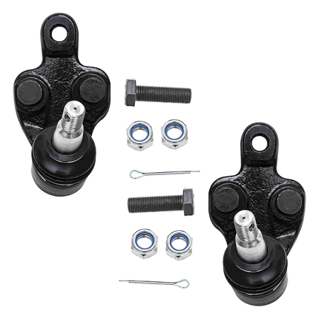 Driver and passenger side front lower control arms K620334 and K620333 with pre-installed rubber bushings