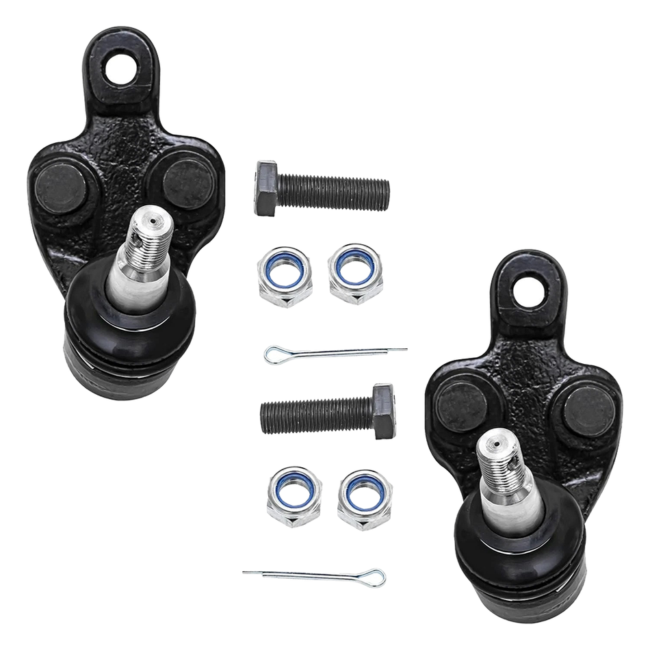 Driver and passenger side front lower control arms K620334 and K620333 with pre-installed rubber bushings