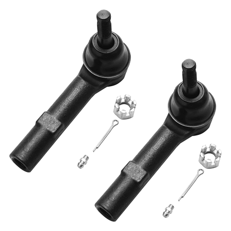 Heavy-duty pre-assembled upper ball joint with protective rubber dust boot, castle nut, and cotter pin