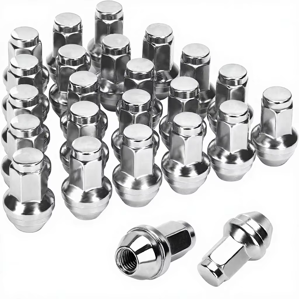 14x2 Vypart 14x2 OEM Lug Nuts for F150 2000-2014, One-piece Factory Steel ...