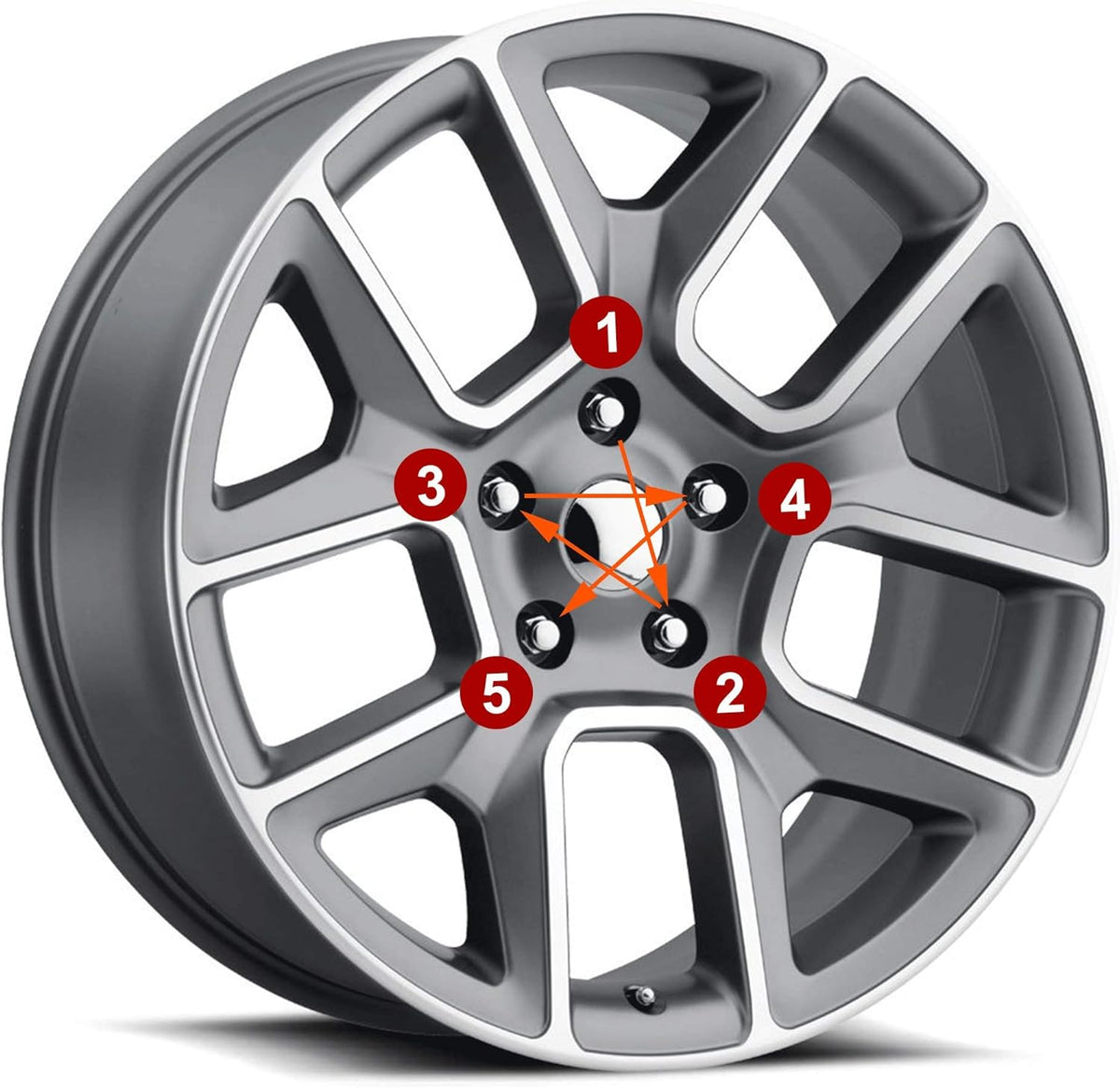 Closed end design of Vypart bulge acorn lug nut for protection against rust and corrosion