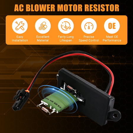 Blower motor resistor fitment for select Silverado Sierra Tahoe and Yukon models