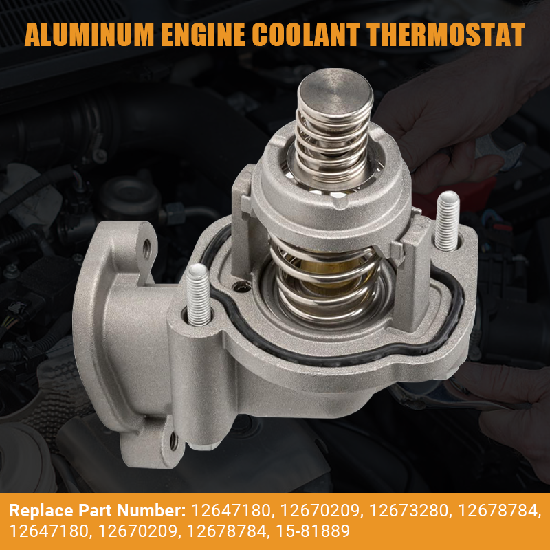 Vypart 12678784 aluminum thermostat housing with broad OEM interchange compatibility (including 12647180, 12670209, 12673280, 15-81889), ensuring a precise, hassle-free fit and restoring optimal engine temperature control.