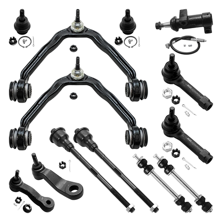 Vypart 13-piece 4WD front end suspension and steering rebuild kit for 1999-2006 GM full-size trucks and SUVs
