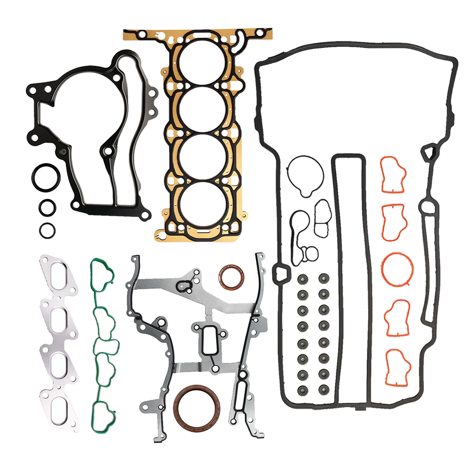 Vypart 1.4L Engine Head Gasket Kit HS26540PT-1 Complete Set – Cylinder Head Gasket, Valve Cover Gasket, Timing Cover Gasket, Intake Exhaust Manifold Gaskets, Valve Stem Seals, O-Rings and 12 Cylinder Head Bolts for Chevy Cruze Sonic Buick Encore Trax