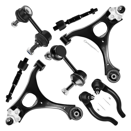 Vypart 8-piece front suspension rebuild kit for 2006-2011 Honda Civic 1.8L Non-Si Coupe and Sedan