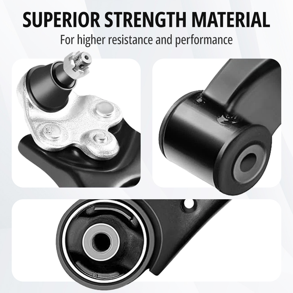 Vypart front inner tie rod ends EV800246 and outer tie rod ends ES800373 ES800374 for 2006-2011 Honda Civic