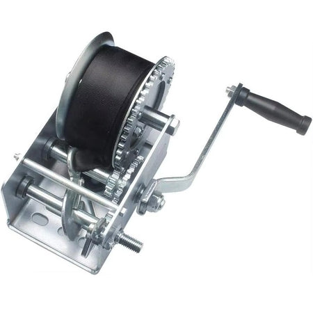 Vypart 3500 lbs capacity hand crank winch for trailer, boat, RV, ATV, truck, and jet ski towing