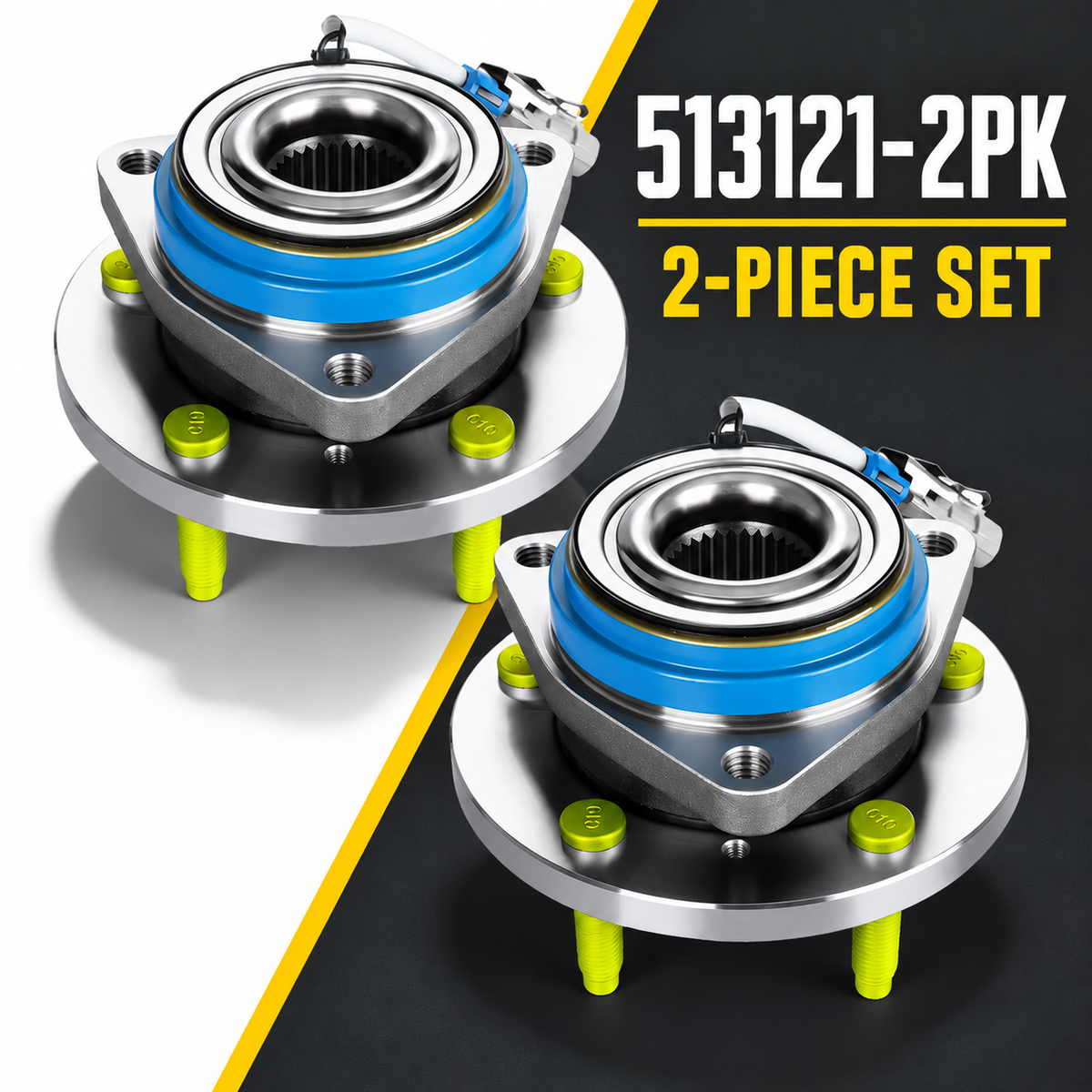 Vypart 513121-2PK front wheel hub bearing assembly, two-piece set view