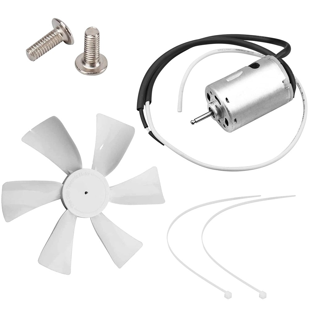 Complete Vypart 6-inch RV bathroom vent fan unit with 12V motor, designed for efficient air exhaust and circulation