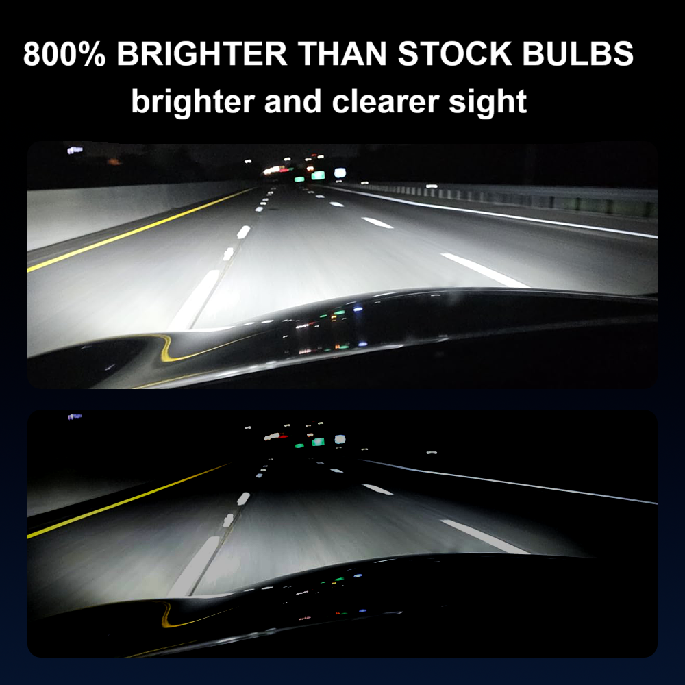 Professional image of the product's retail package, clearly showing the part numbers (9012/H10), key features like 6500K and Super Bright, and the Vypart branding