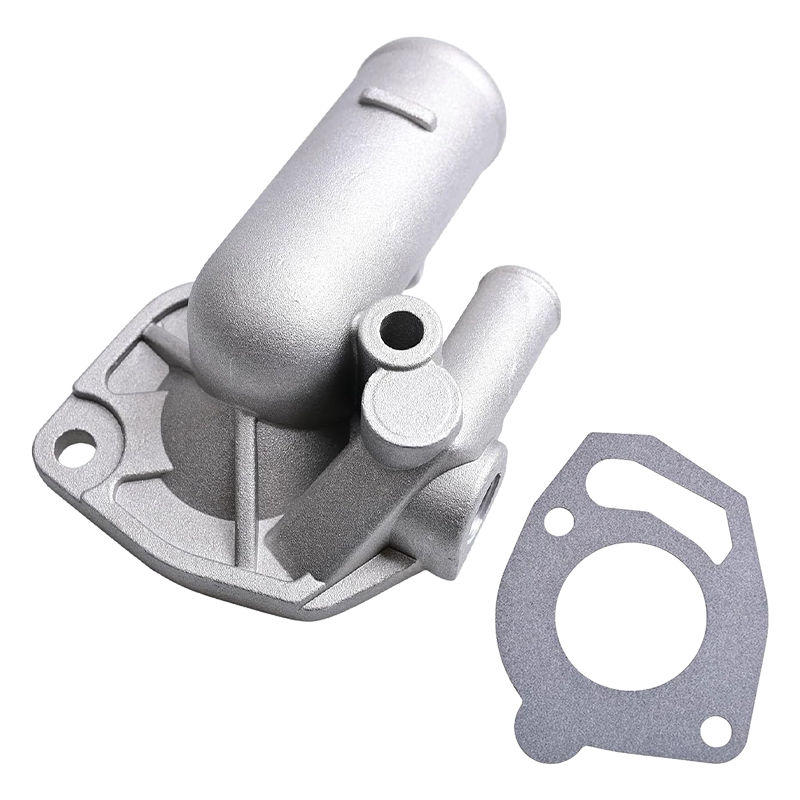 Vypart 902-306 direct replacement thermostat housing with gasket, engineered to fix engine overheating and coolant leaks for Jeep Cherokee, Comanche, Wrangler, and Grand Cherokee 2.5L/4.0L models.