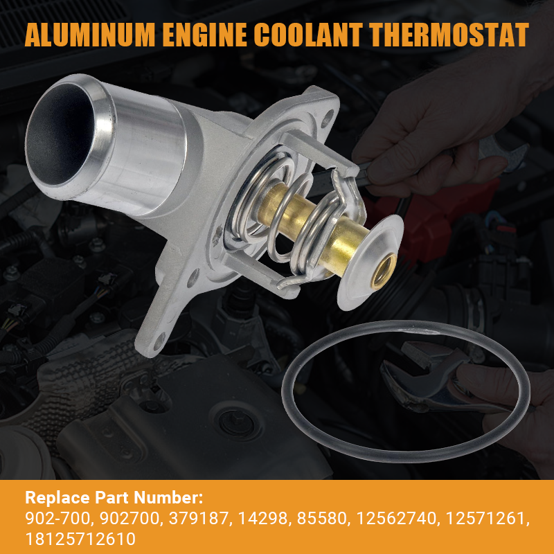 Vypart 902-700 thermostat housing with broad OEM interchange compatibility (including 902-700, 379187, 14298, 12562740), ensuring a precise, hassle-free fit and restoring optimal engine temperature control.
