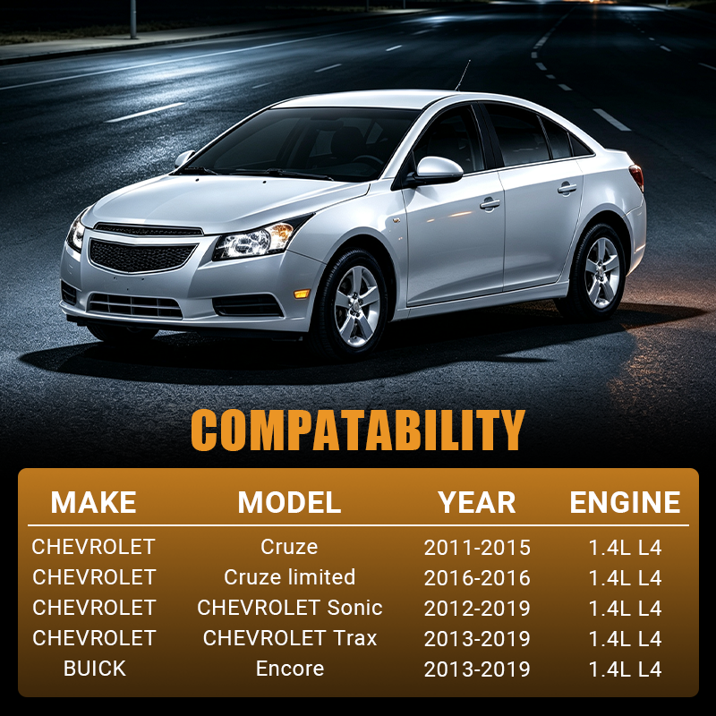 Perfectly compatible with 2011-2019 Chevrolet Cruze, Cruze Limited, Sonic, Trax, and Buick Encore 1.4L L4 models. Check this fitment guide before purchasing the Vypart 902-808 thermostat housing to ensure a perfect match