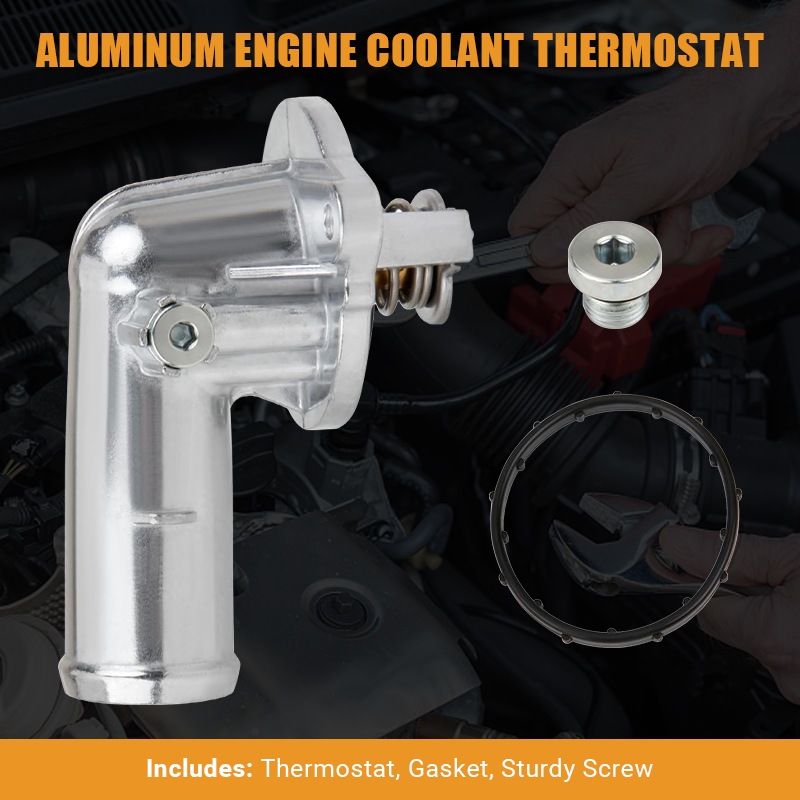Vypart 902-852 thermostat housing assembly, including the thermostat, sealing gasket, and sturdy screw. Built for easy installation and a precise fit, offering a reliable OEM replacement solution for your 3.6L V6 engine.